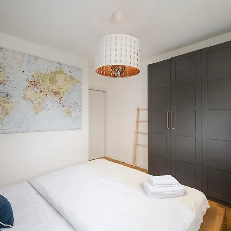 W411 Marina Mokotow - View With Balcony, Workspace & Parking, Close To Airport & Center 公寓 *