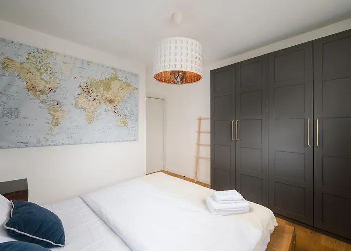 W411 Marina Mokotow - View With Balcony, Workspace & Parking, Close To Airport & Center Appartamento *